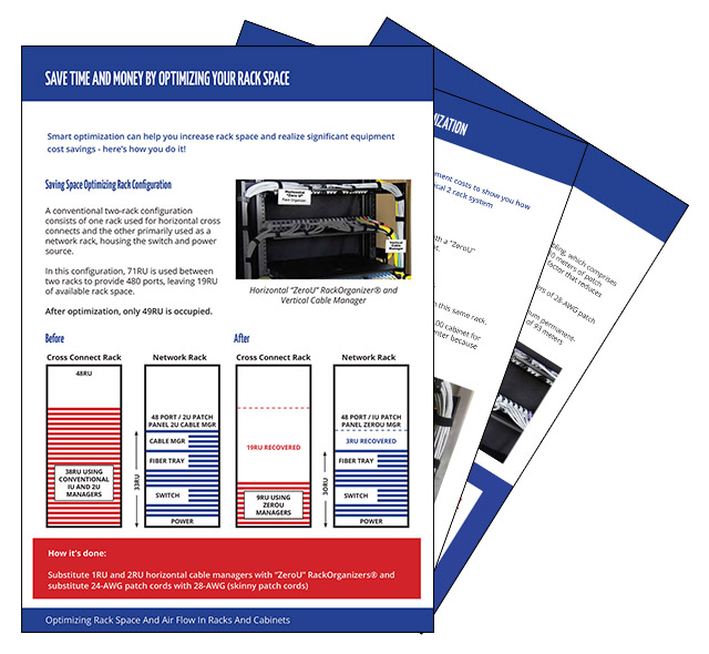 Optimizing Server Cabinet Rack Space to Maximize Efficiency and Reduce Costs