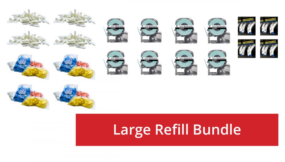 Large Refill Bundle - Ultimate Data Center Cable Labeling System